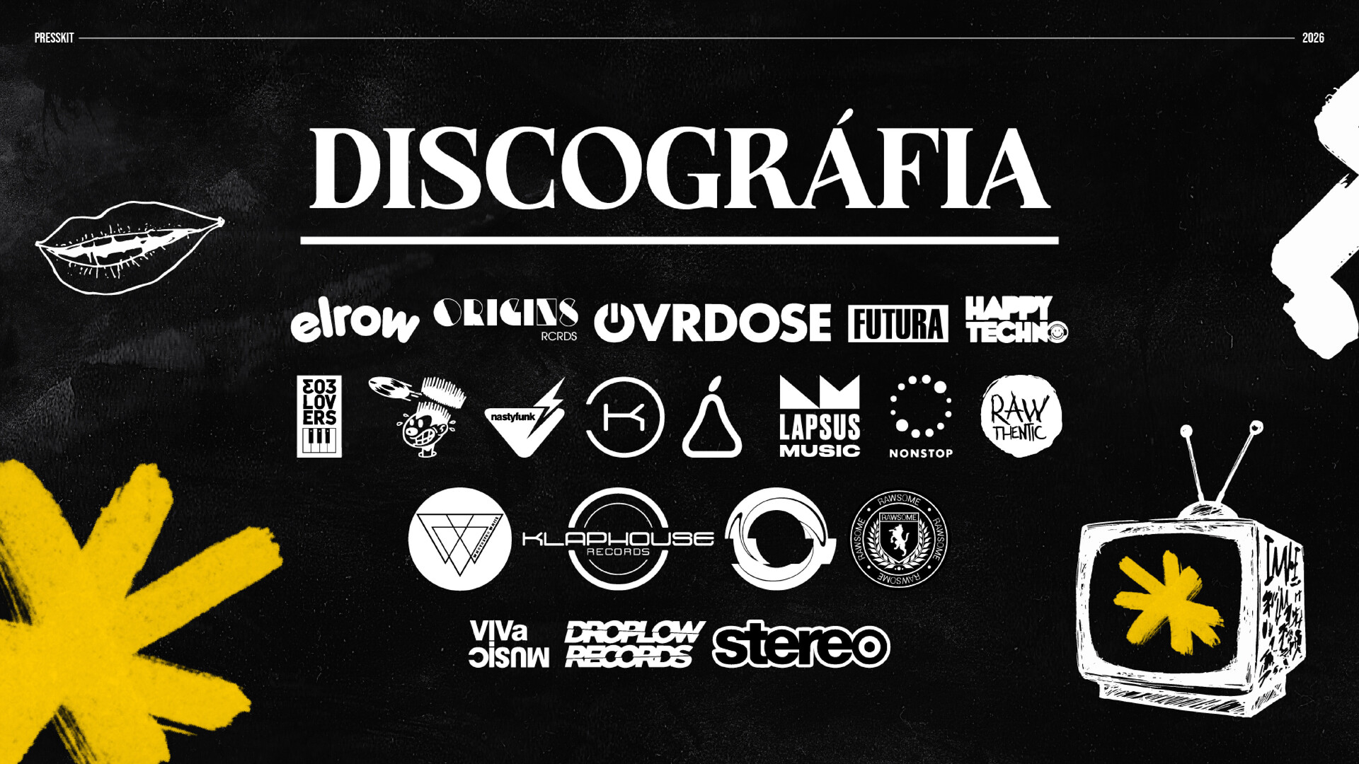 Discografía - Sellos discográficos